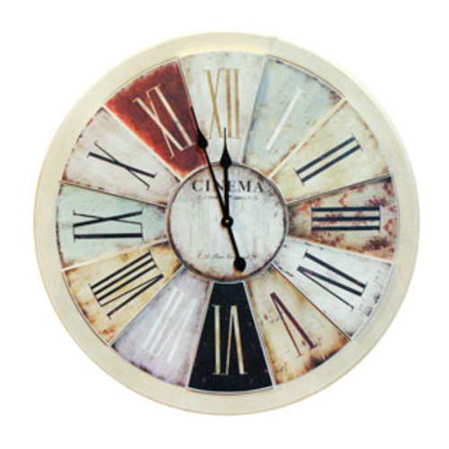 JS 카페 감성 빈티지 촬영 소품 디자인벽시계 (50601)