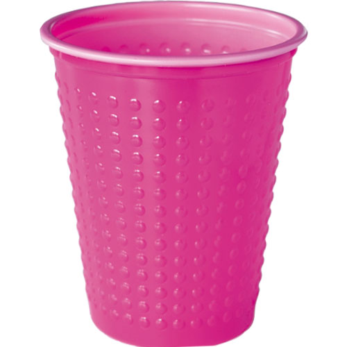 Duni 플라스틱 칼라 캠핑 컬러릭스 컵 핑크 40P