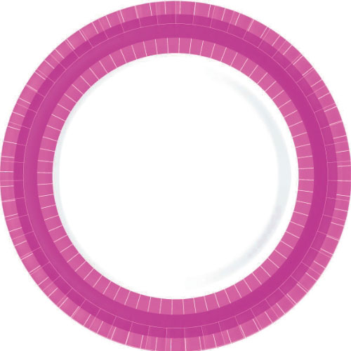 Duni 일회용 생일파티 핑크라인 일회용 생일파티 종이접시 10P (22cm)